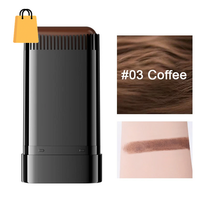 Hair Dye Stick with Built-In Comb,Easy Twist Applicator,Waterproof & Sweatproof,Long-Lasting Color, Covers Gray,Idea for Daily