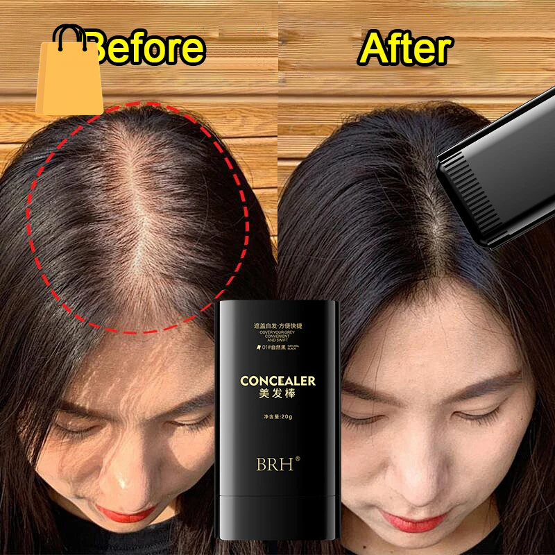 Hair Dye Stick with Built-In Comb,Easy Twist Applicator,Waterproof & Sweatproof,Long-Lasting Color, Covers Gray,Idea for Daily