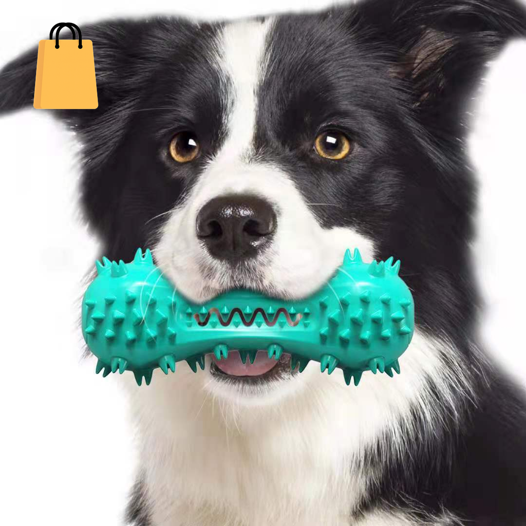 Pet Dog Cleaning Chew Toys for Aggressive Dogs Rubber Molar Stick Dog Oral Teeth