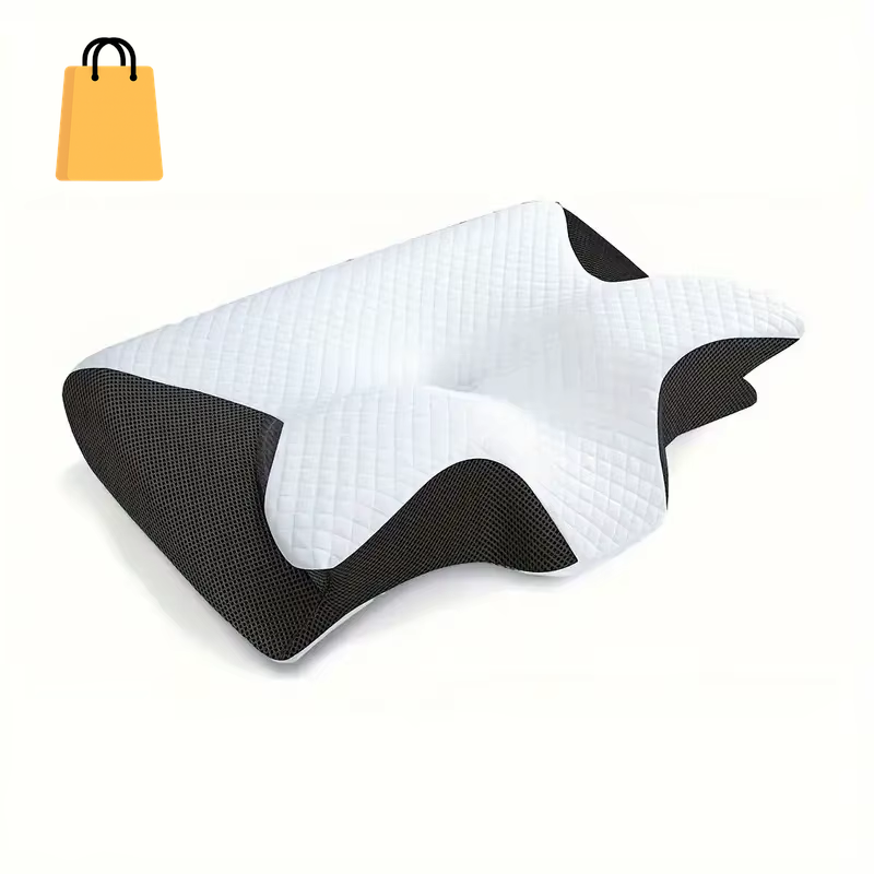 Ergonomic Cotton Snack Pillow with Comfortable Sleeping Design, Soft and Lightweight, Perfect for Side, Back and Abdominal Sleep