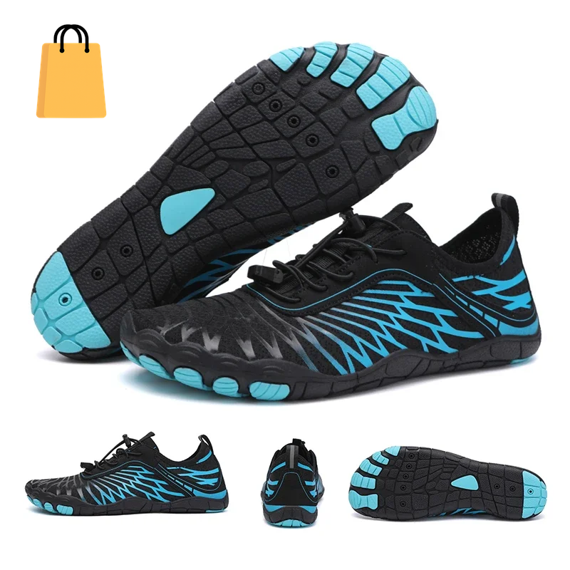 Fashionable Barefoot Water Shoes anti Slip Breathable Swimming Fitness Shoes Pool Party Outdoor Beach Aqua Shoes Couple'S Style