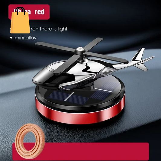 Helicopter Styling Solar Car Air Freshenerdecorative Aromatherapy Car Interior Accessories Propeller Rotary Perfume Diffuser