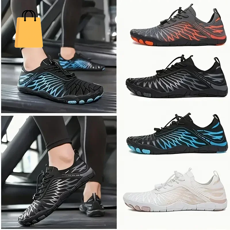 Fashionable Barefoot Water Shoes anti Slip Breathable Swimming Fitness Shoes Pool Party Outdoor Beach Aqua Shoes Couple'S Style