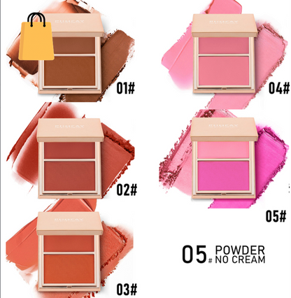 PHOFAY Double-Take Cream & Powder Blush Duo