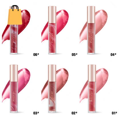 PHOFAY Rose Blooming Hydrating Lip Gloss