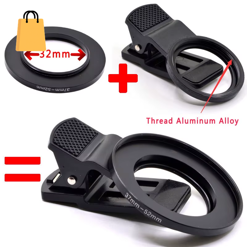37Mm 52Mm 58Mm Cell Phone Mobile Camera Lens Filter Phone Clip Filter CPL ND Star Universal Clip Polarizing Accessories