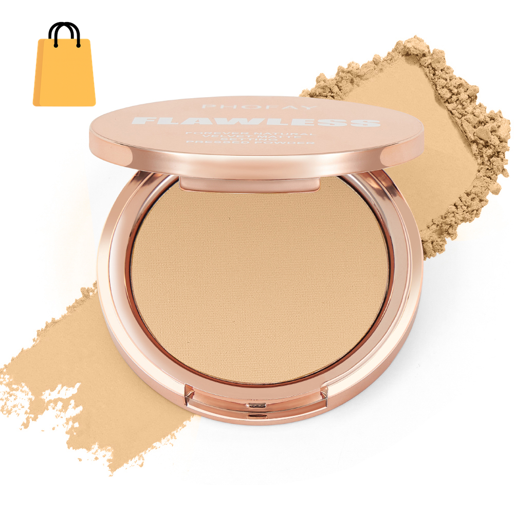 PHOFAY Matte Setting Pressed Powder