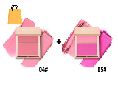 PHOFAY Double-Take Cream & Powder Blush Duo