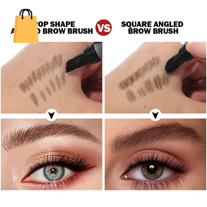 Eyebrow Pencil Makeup Black Brown Tint Eyebrow Ink Dye Hairline Waterproof 3D Brush Natural Wild Eyebrow Marker Enhancers Cream