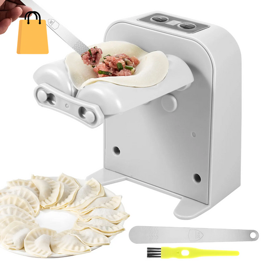 Electric Dumpling Maker 1200Mah Rechargeable Automatic Dumpling Maker with Filling Spoon Brush 2 Modes Efficient Dumpling Maker