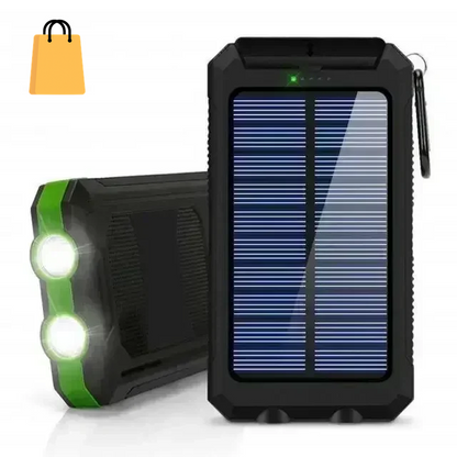200000Mah Solar Power Bank Waterproof Large Capacity Powerbank Fast Charging External Battery with SOS for Iphone Samsung Xiaomi