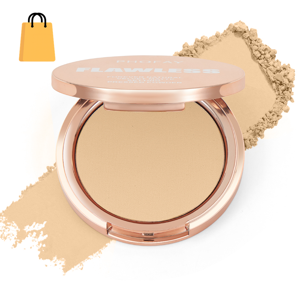 PHOFAY Matte Setting Pressed Powder
