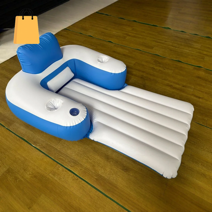 Inflatable Electric Float Row Propeller Single Float Chair Water Driving Float Ring Floating Chair