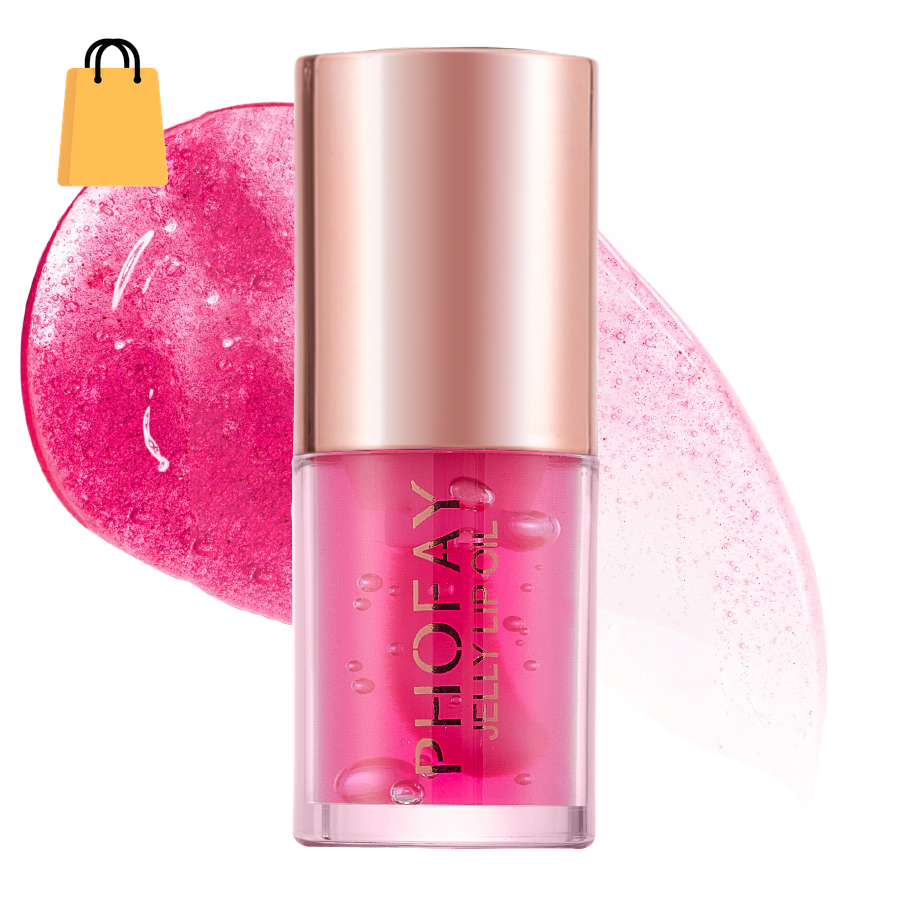 PHOFAY Hydrating Jelly Lip Oil for Luscious, Glossy Lips