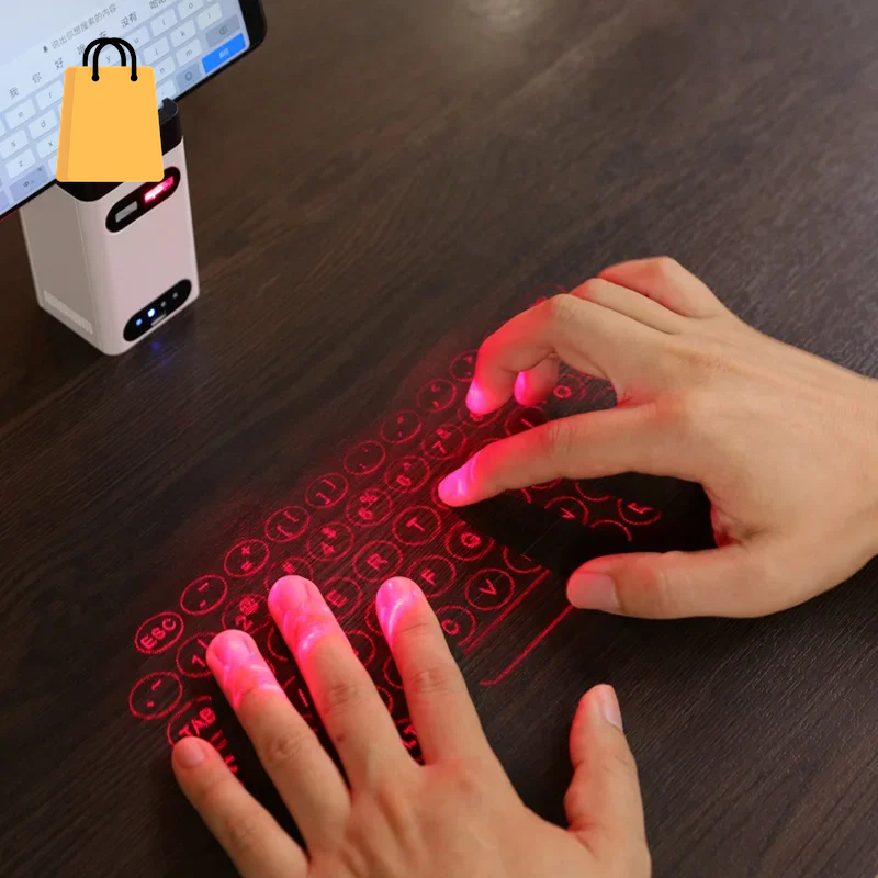 Virtual Laser Keyboard Bluetooth Wireless Touch Projector Phone Keyboards for Computer Iphone Pad Laptop with Mouse Function