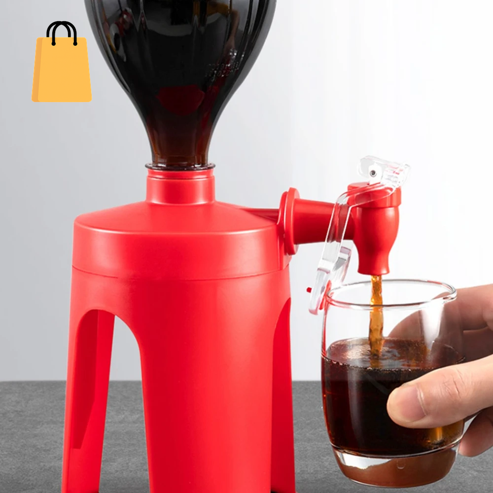 Lemonade Soda Dispenser Bottle Coke Inverted Carbonated Beverage Upside down Drinking Water Dispense Machine Party Gadget
