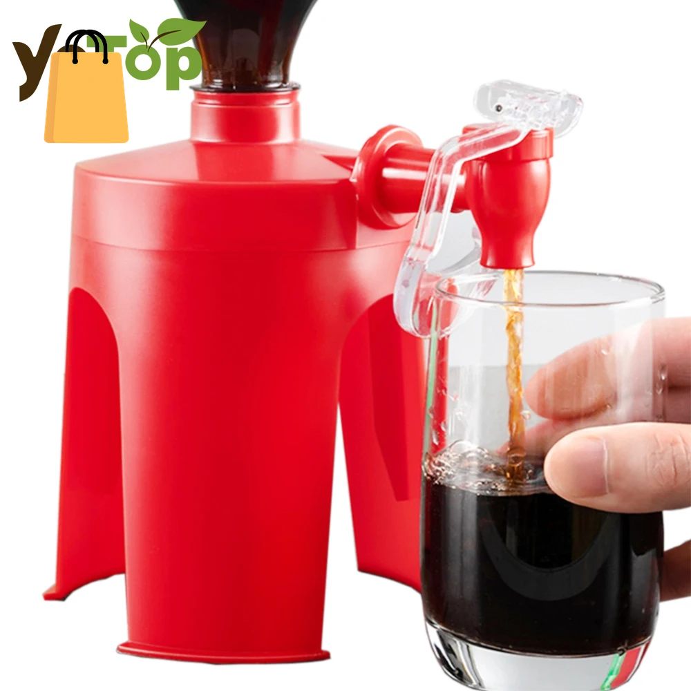 Lemonade Soda Dispenser Bottle Coke Inverted Carbonated Beverage Upside down Drinking Water Dispense Machine Party Gadget