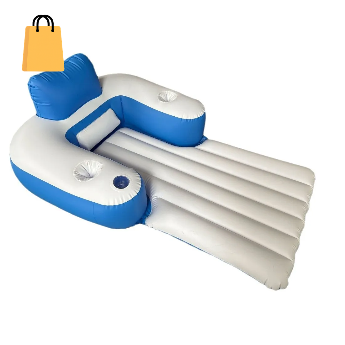 Inflatable Electric Float Row Propeller Single Float Chair Water Driving Float Ring Floating Chair