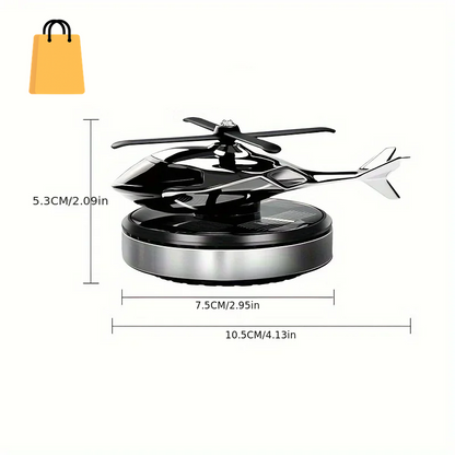 Helicopter Styling Solar Car Air Freshenerdecorative Aromatherapy Car Interior Accessories Propeller Rotary Perfume Diffuser