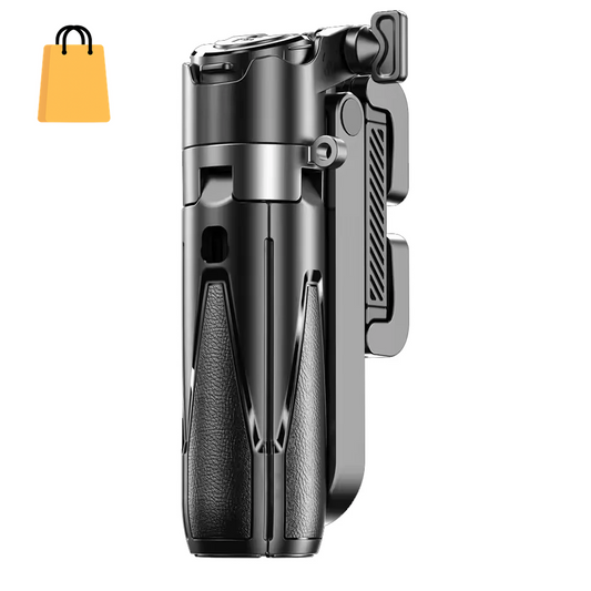 4-In-1 Multi-Function Selfie Stick with Wireless Remote Control | Magnetic, Cell Phone Clip Dual Combination, 360° Rotation