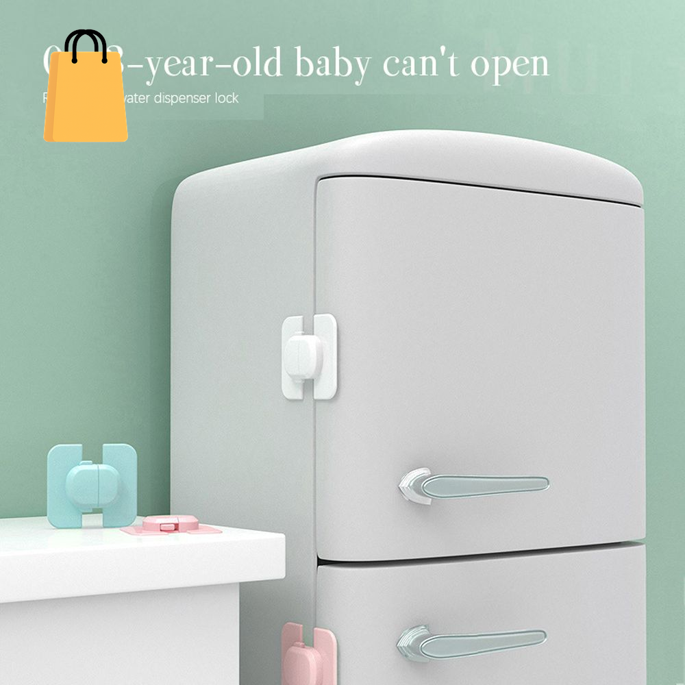 Home Baby Safety Protection Lock Anti-Clip Hand Door Closet Cabinet Locks Fo Fridge Cabinet Drawer Box Safe Lock for Kids No Tools or Drilling Child Safety Cabinet Proofing Cabinet Drawer Door Latches