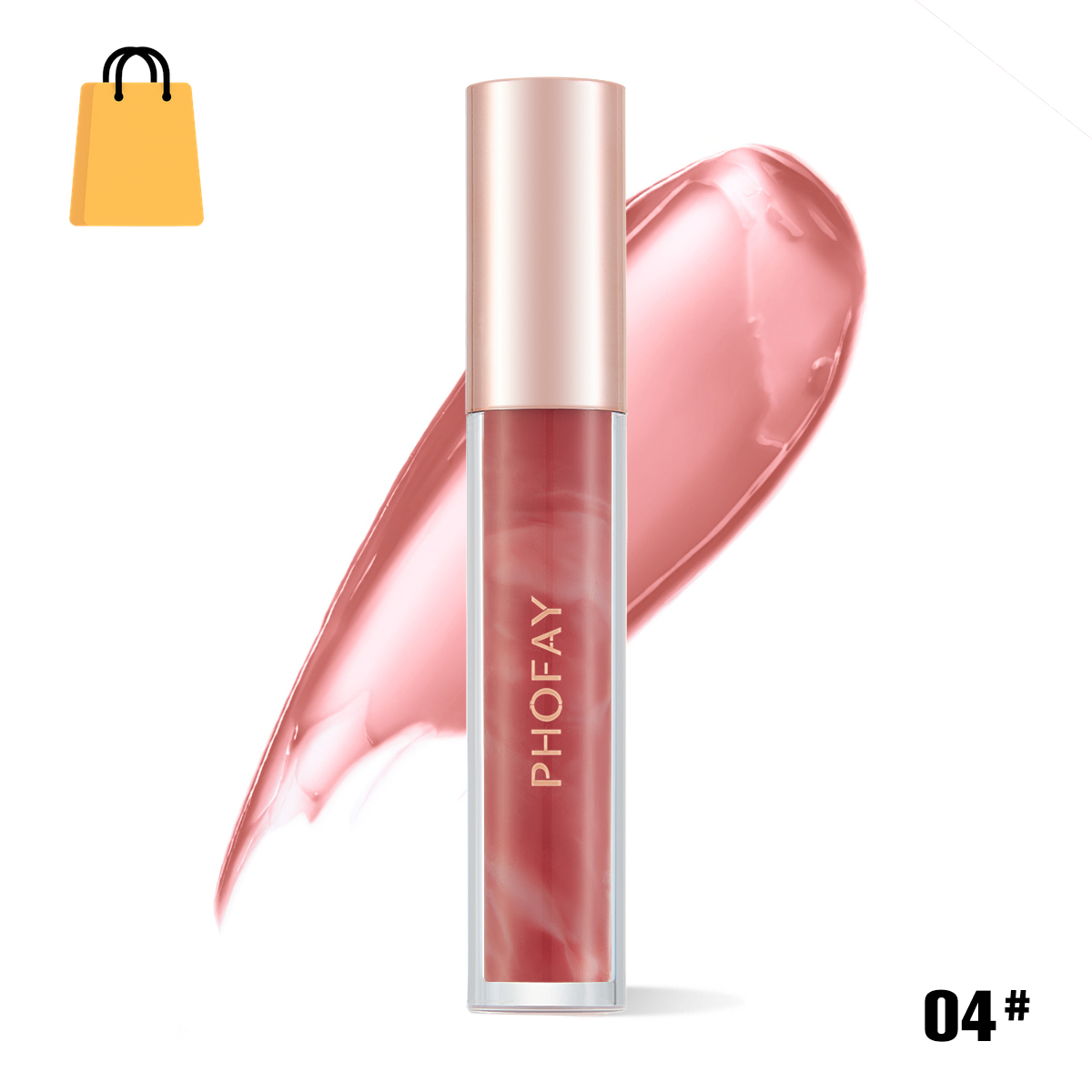 PHOFAY Rose Blooming Hydrating Lip Gloss