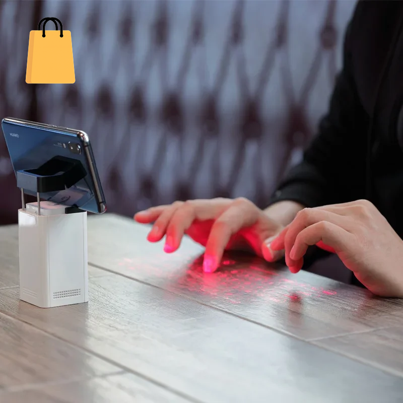 Virtual Laser Keyboard Bluetooth Wireless Touch Projector Phone Keyboards for Computer Iphone Pad Laptop with Mouse Function