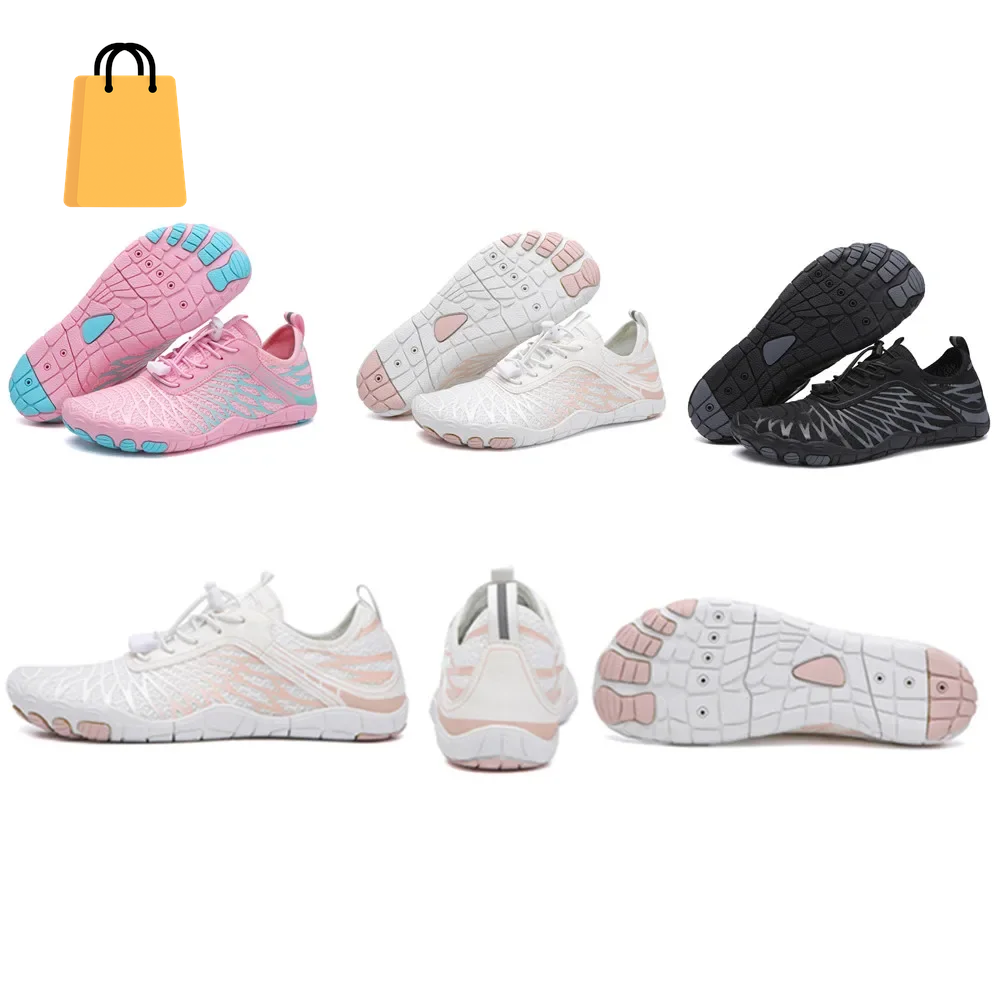 Aqua Shoes for Women Men Barefoot Water Shoes Anti-Slip Quick-Drying Outdoor Beach Upstream Wading Swimming Shoe Sneakers Unisex