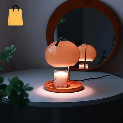 Aroma Candle Melting Lamparomatherapy Glass Candle Table Lamp Bedroom Bedside Atmosphere Melting Wax Lamp Study Office Home Deco