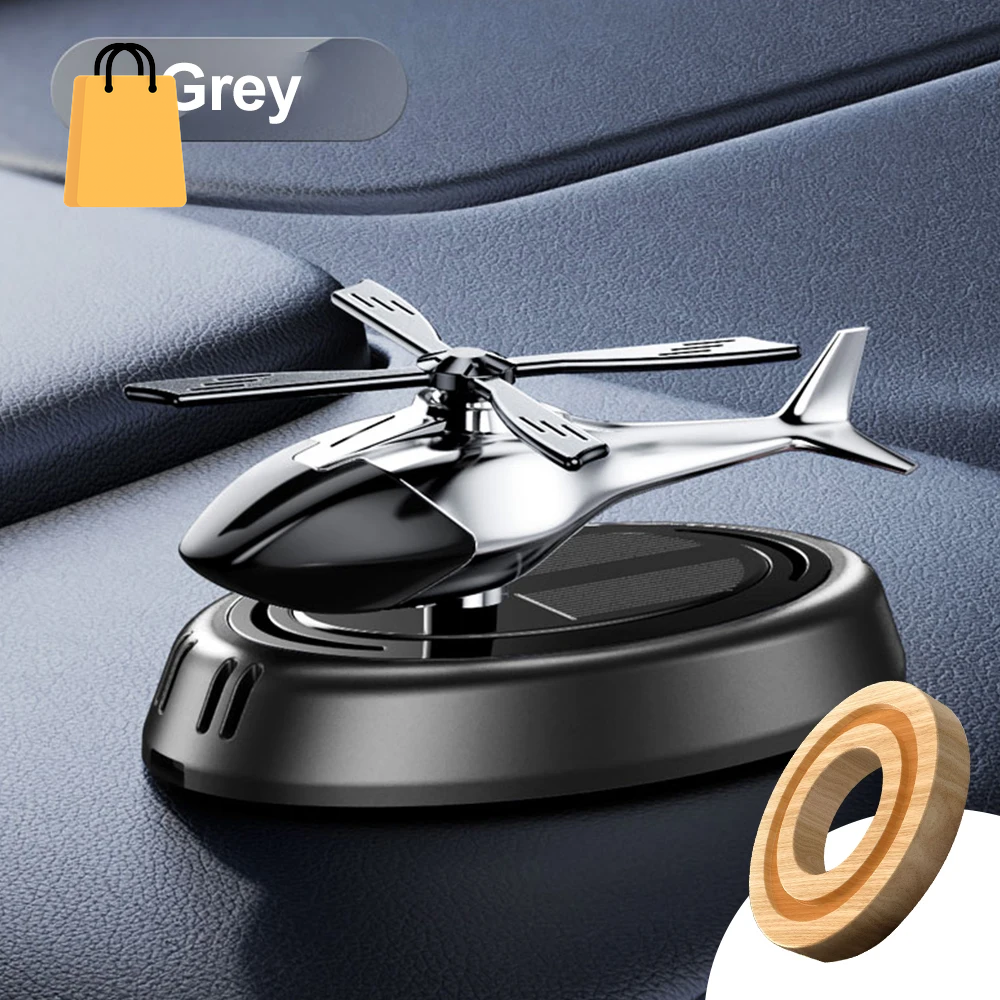 Helicopter Styling Solar Car Air Freshenerdecorative Aromatherapy Car Interior Accessories Propeller Rotary Perfume Diffuser